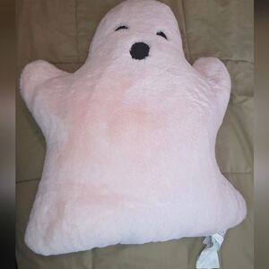 Pink Ghost Plush Pillow Soft Halloween Cute Throw Pillow